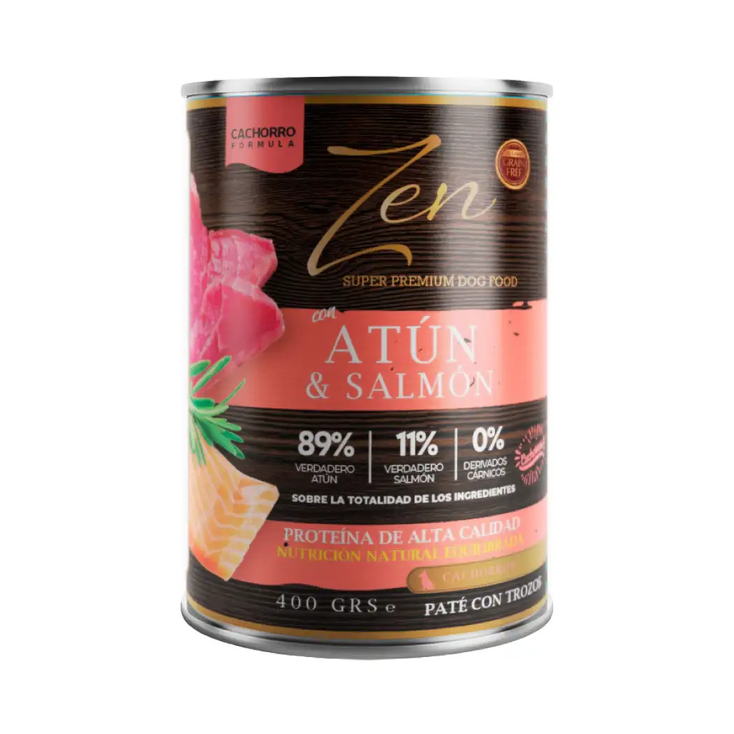 Paté con trozos de Atún y Salmón 400g