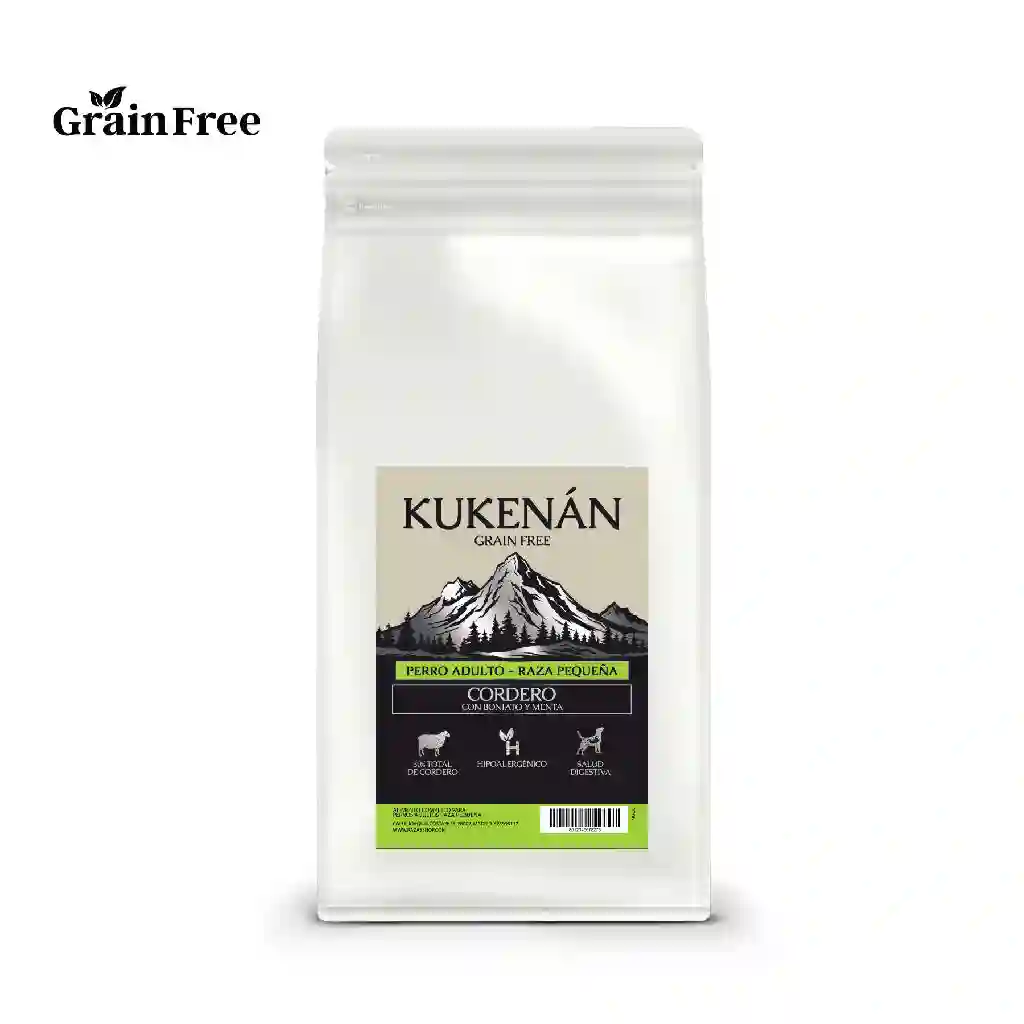 Kukenán Dog Adult Mini Cordero con Boniato y Menta