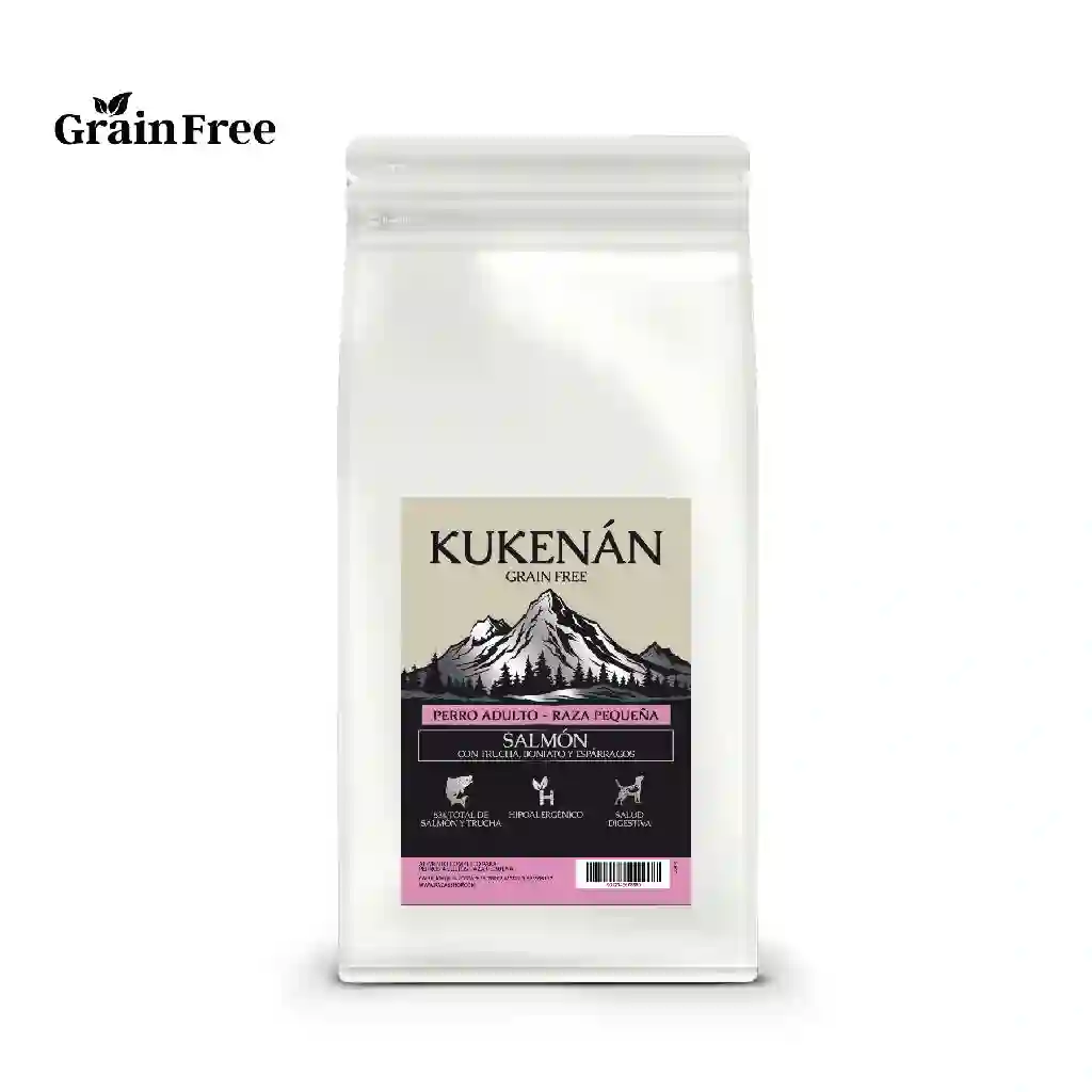 Kukenán Dog Adult Mini Salmón con Trucha, Boniato y Espárragos