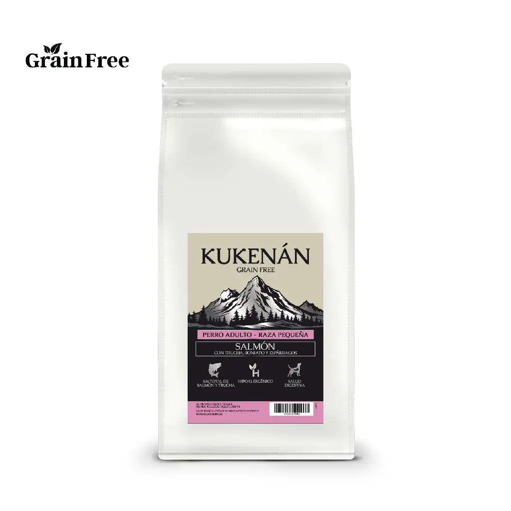 Kukenán Dog Adult Mini Salmón con Trucha, Boniato y Espárragos