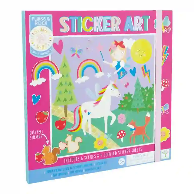 Stickers Book with Rainbow Fairy smell