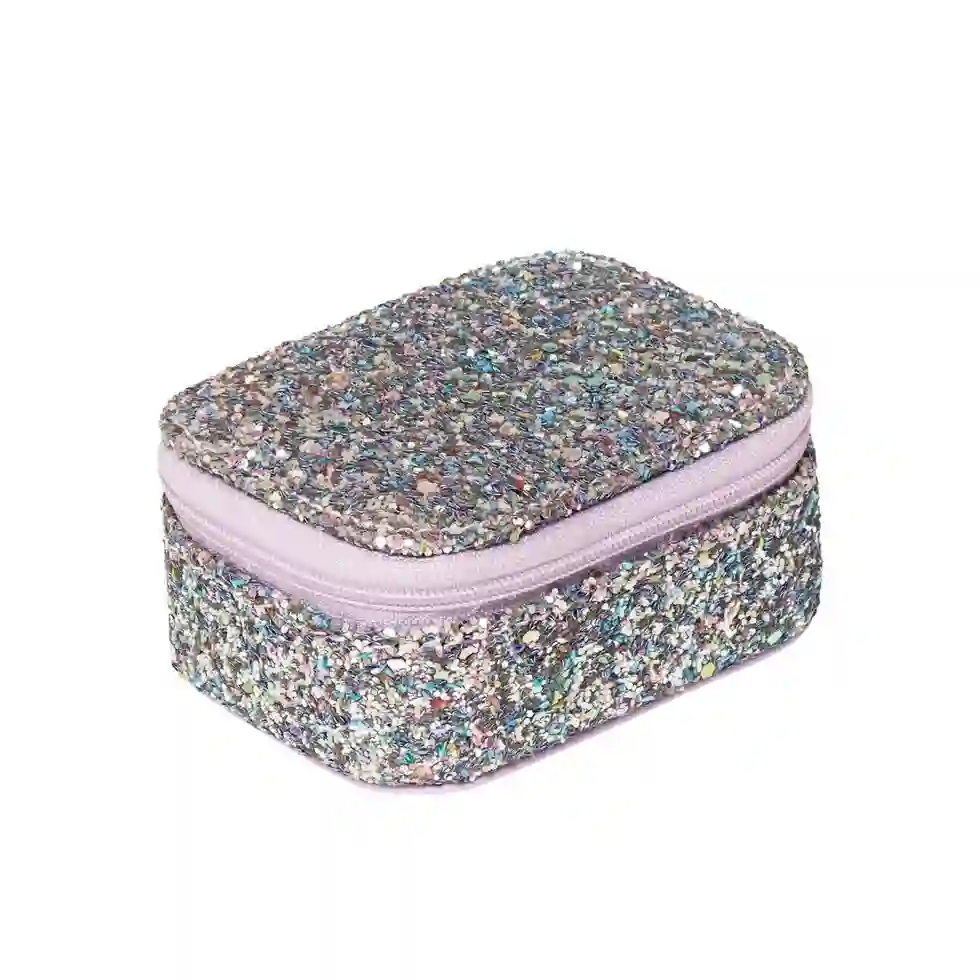 Mini joyero Purpurina y Confeti Lila