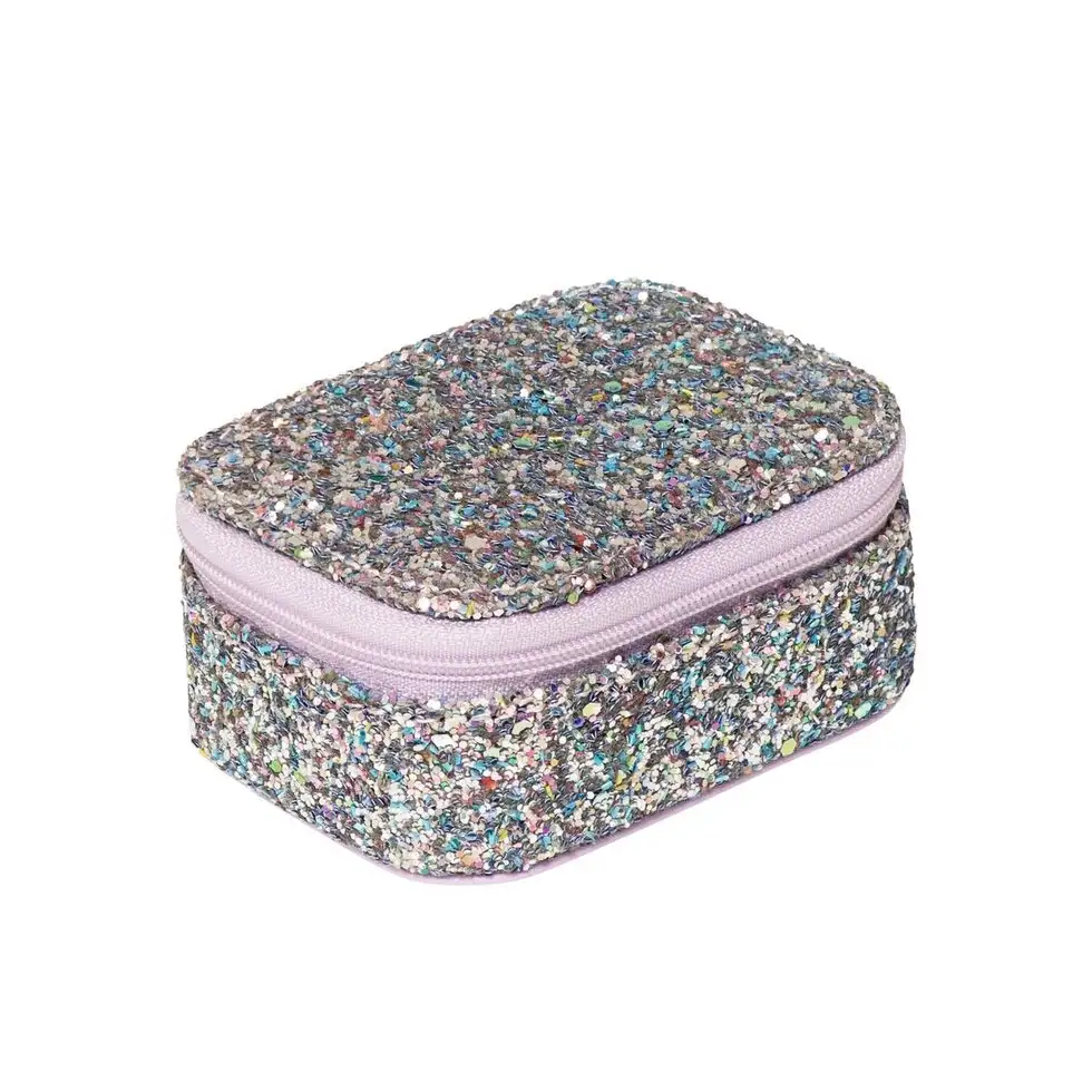 Mini joyero Purpurina y Confeti Lila