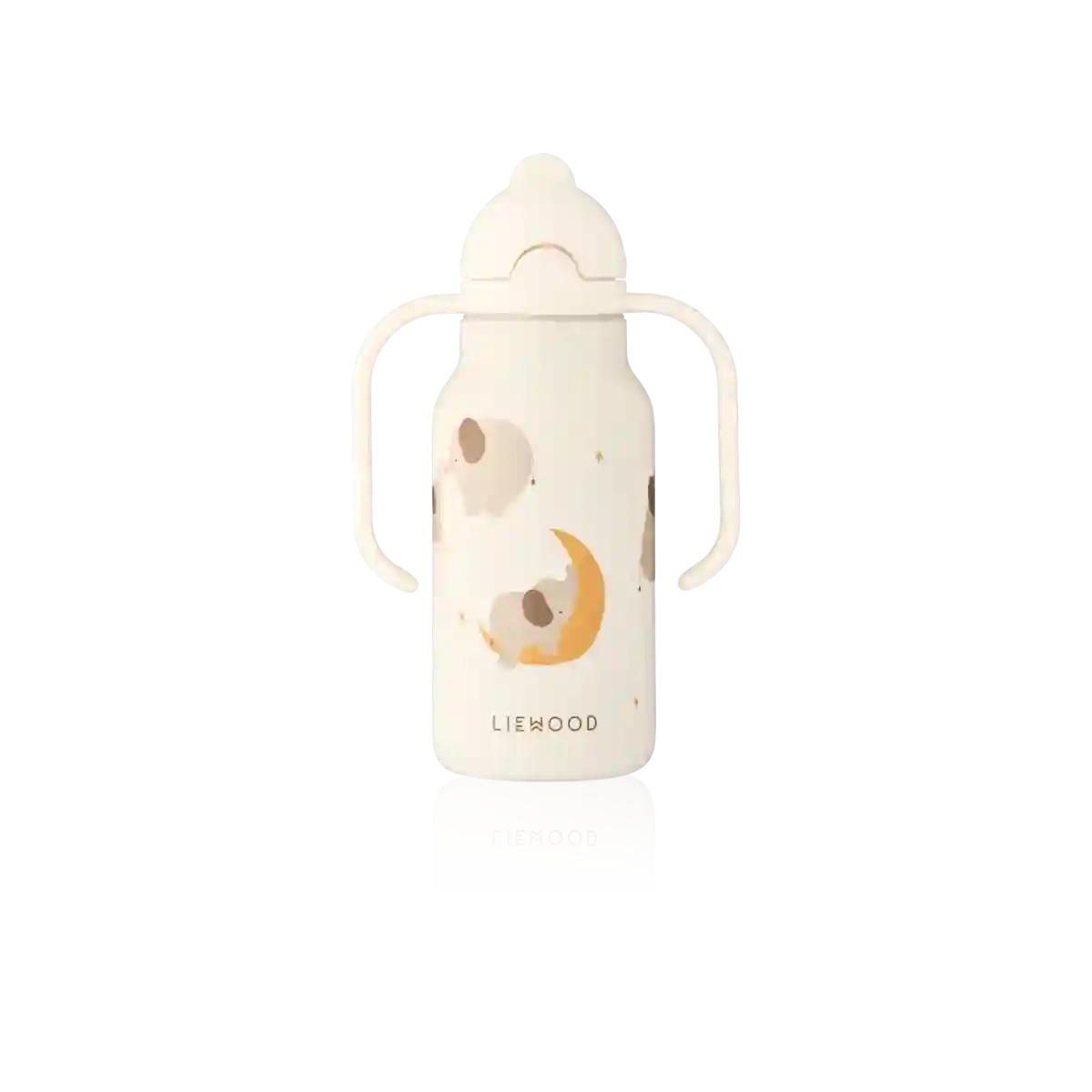 Thermo bottle with elephant handles