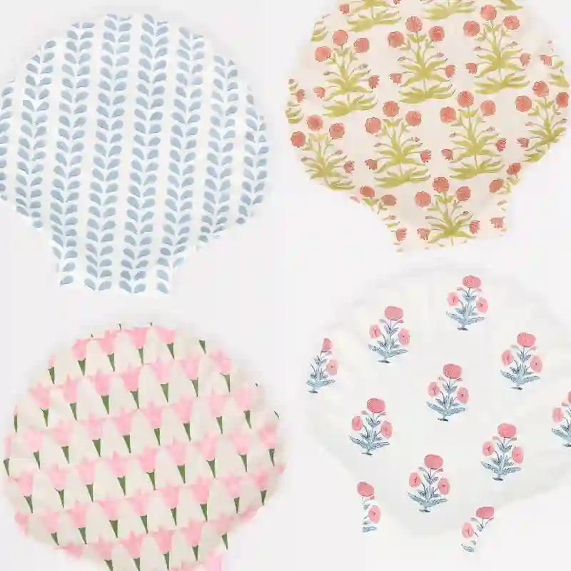 Platos de Conchas Molly Mahon x meri meri