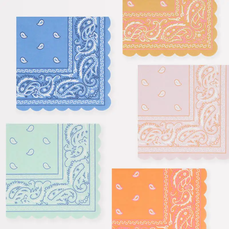 Servilletas Pequeñas Western Bandana