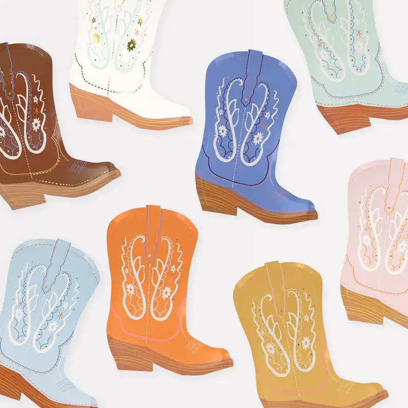 Platos Botas Western