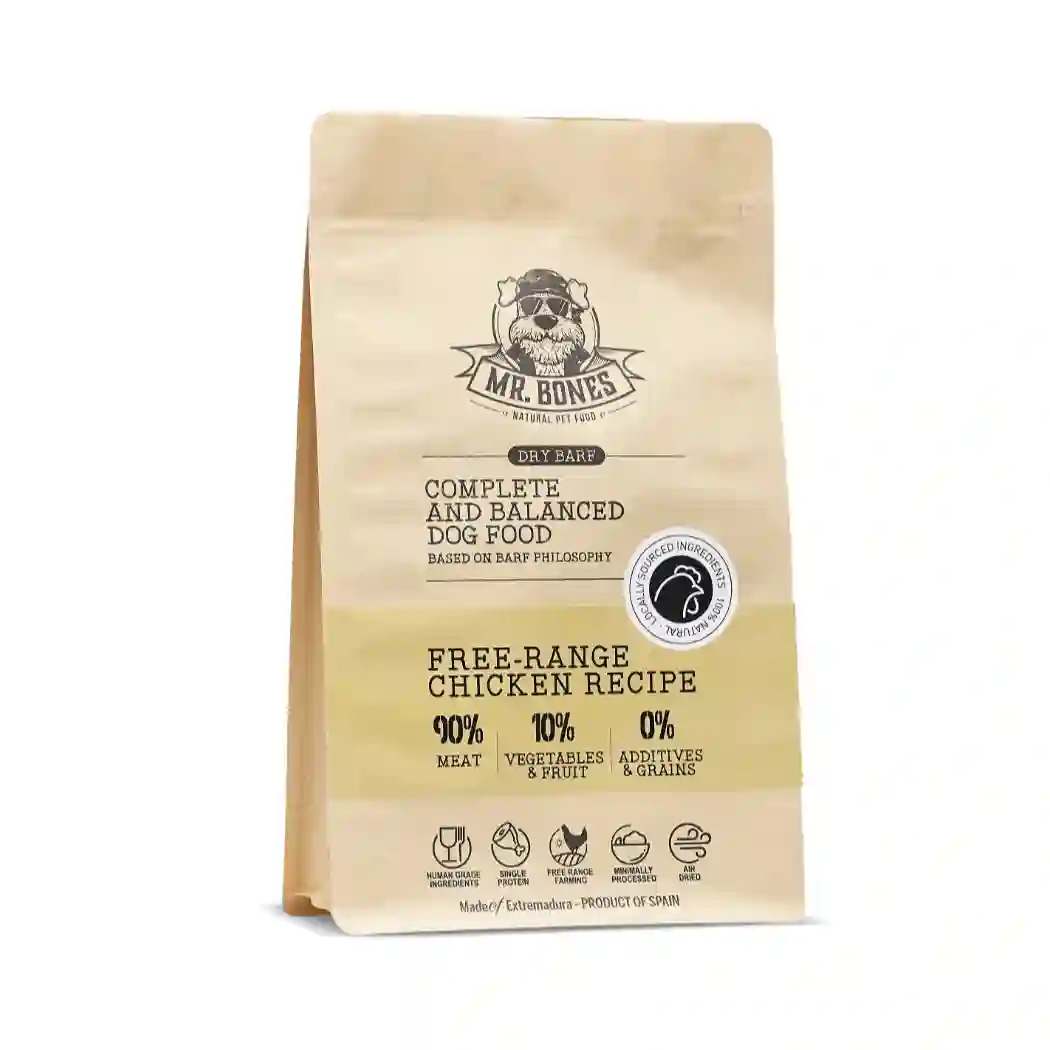 Mr Bones Dry BARF Receta Pollo de corral
