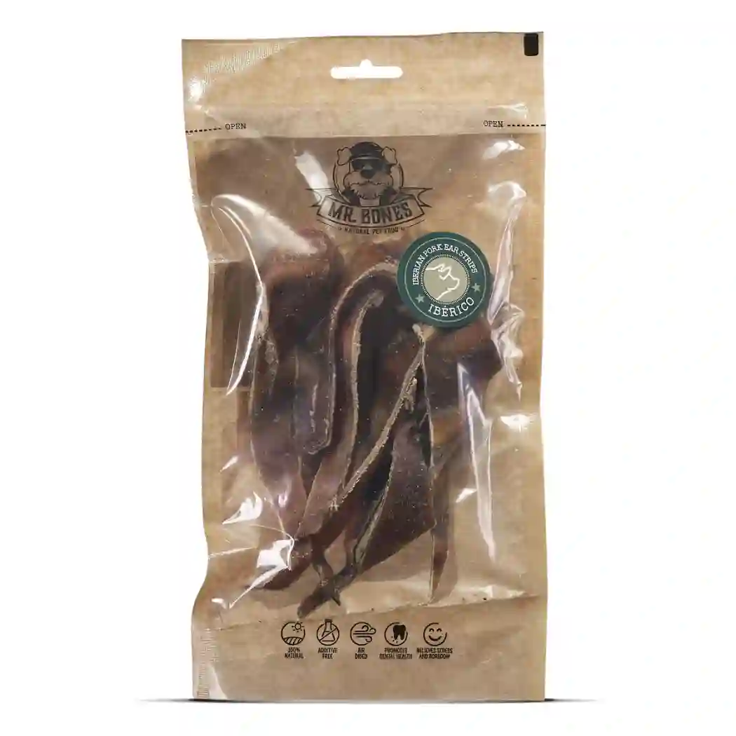 Mr Bones snack dental Oreja de cerdo ibérico en tiras
