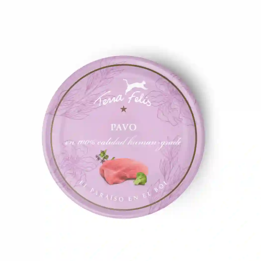 Terra Felis Gato Adulto Pavo 80g