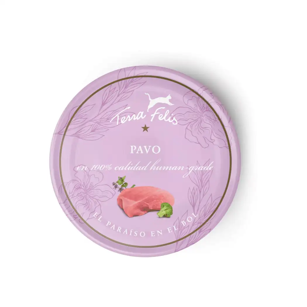 Terra Felis Gato Adulto Pavo 80g