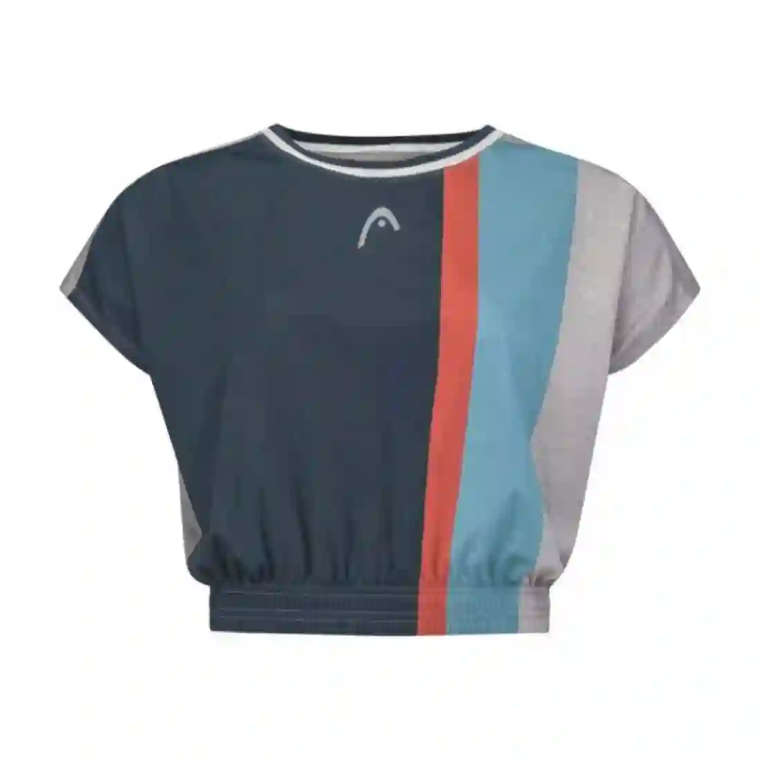 Camiseta Head Crop Top Azul Marino Mujer | Head