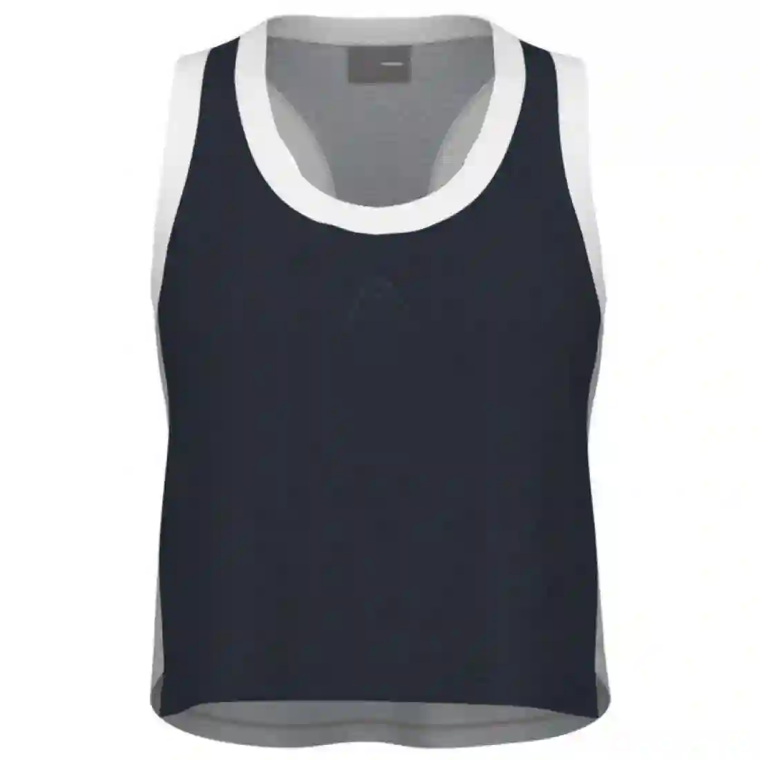Camiseta Head Play Crop Top Azul Marino Gris Mujer | Head