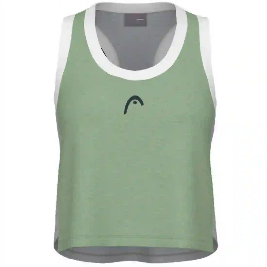 Camiseta Head Play Crop Top Verde Gris Mujer | Head