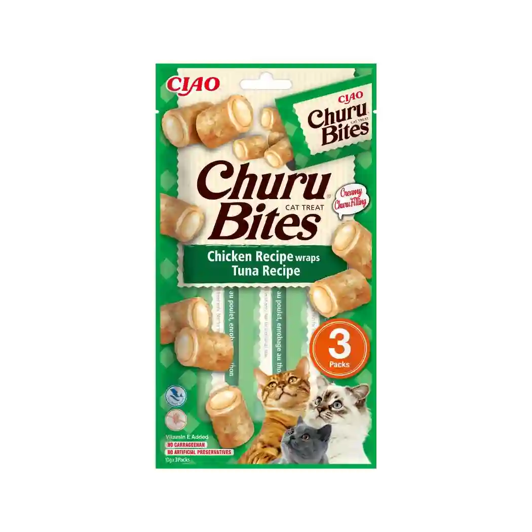 CHURU CAT BITES ATUN 3 X 10 GR