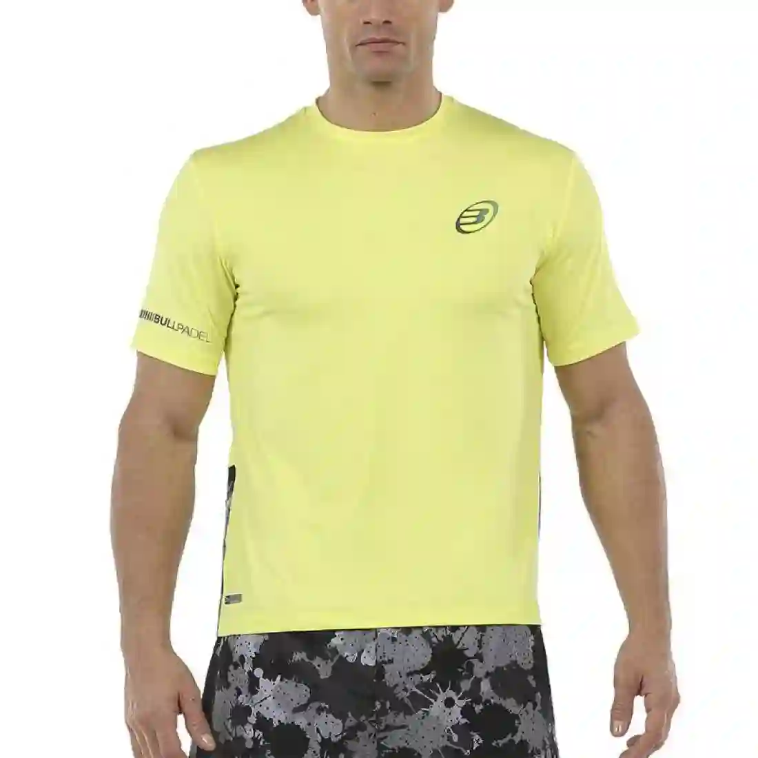 Camiseta Bullpadel Union Amarillo Azufre Fluor | Bullpadel