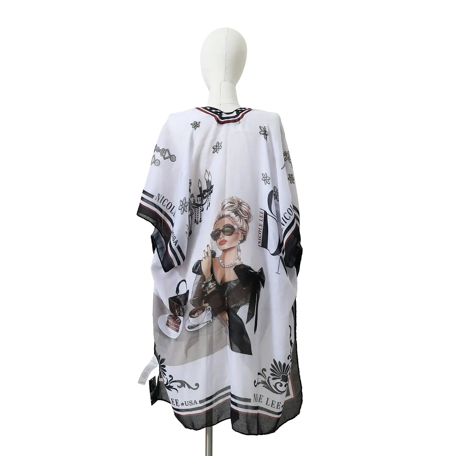 KIMONO LADY IN BLACK - Imagen 2