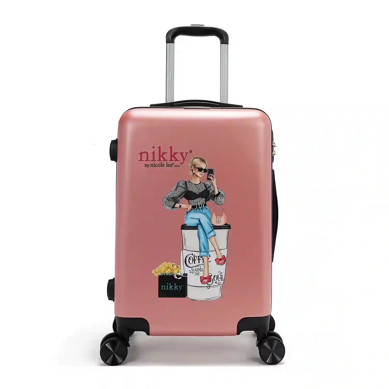 MALETA DE CABINA DE PLASTICO ABS (URBAN COFFEE DREAM)