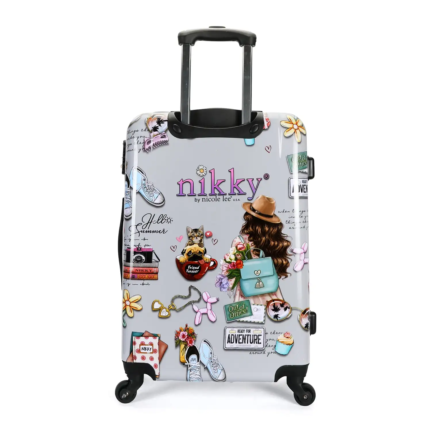 MALETA DE CABINA DE PLASTICO ABS NIKKY WORLD - Imagen 5