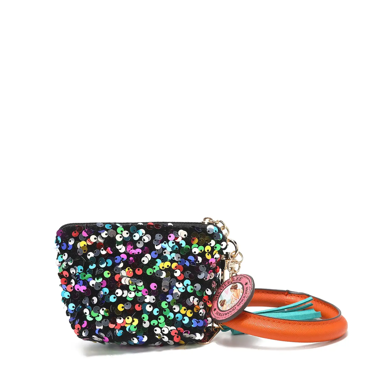PULSERA CON LLAVERO Y MONEDERO CON LENTEJUELAS - Imagen 20