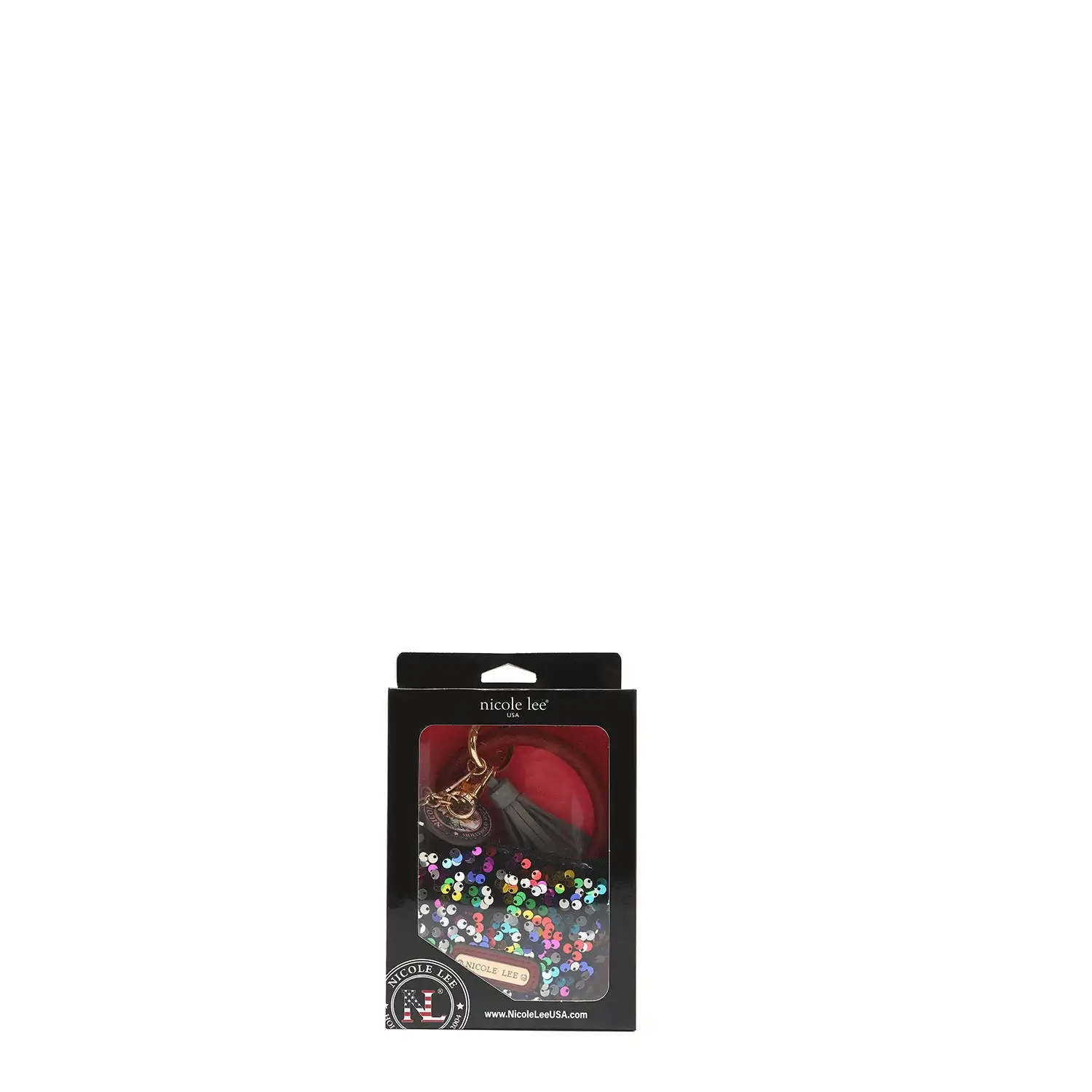 PULSERA CON LLAVERO Y MONEDERO CON LENTEJUELAS - Imagen 26