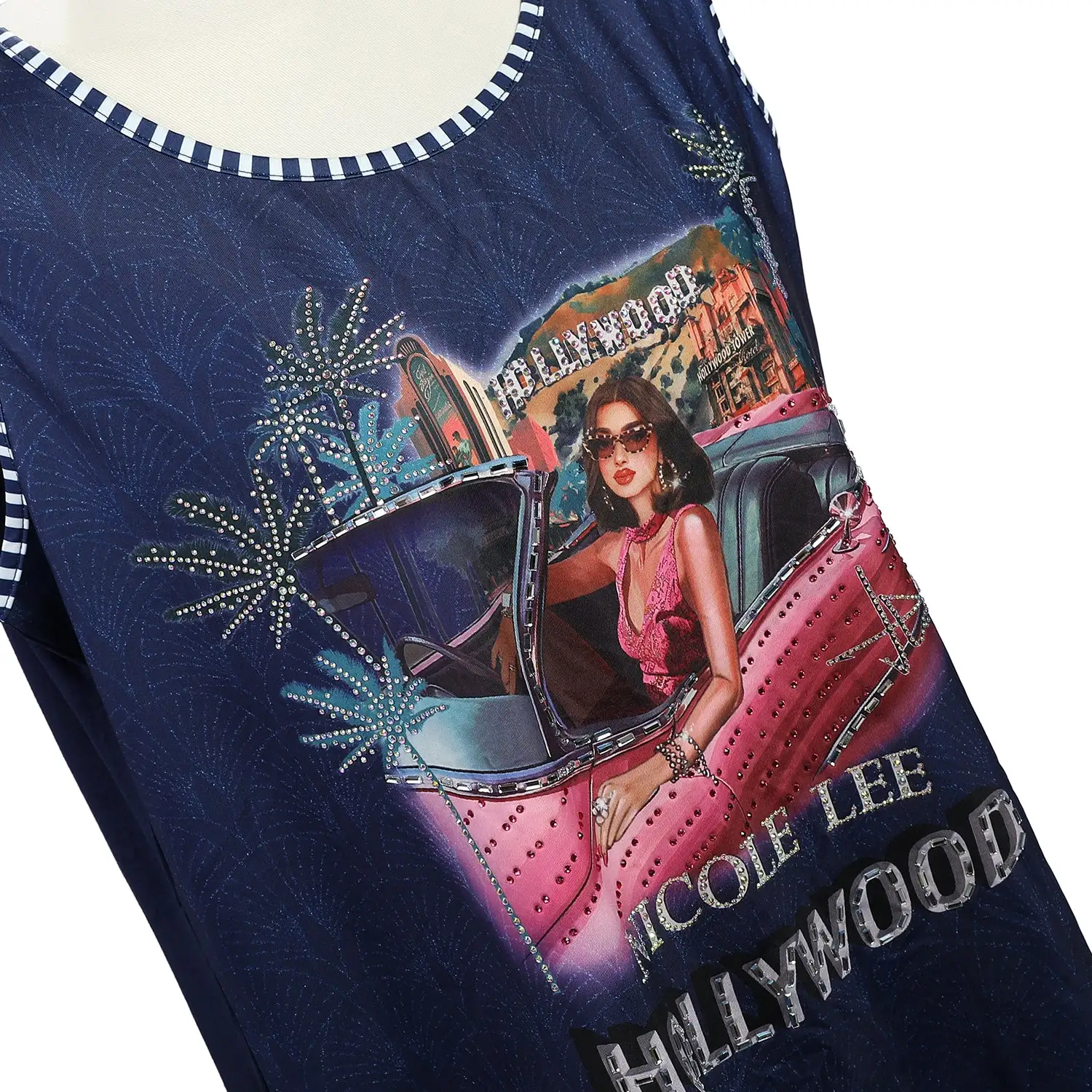 TOP TÚNICA NICOLE LEE CON BRILLOS (HOLLYWOOD DRIVE) - Imagen 4