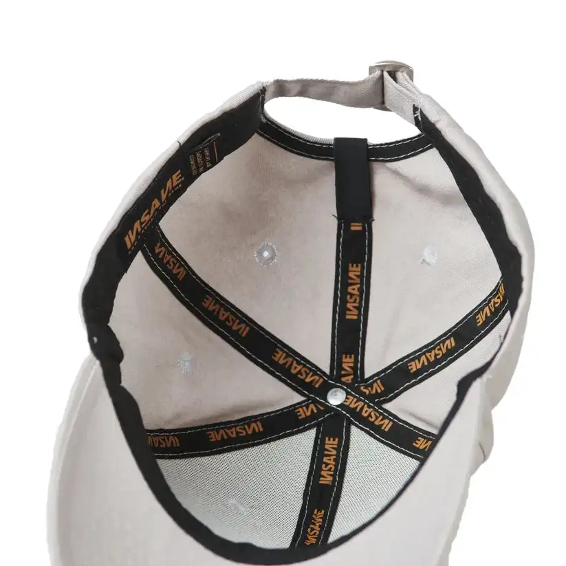 INSANE BASEBAL HAT LOGO N BLACK embroidery - Image 5