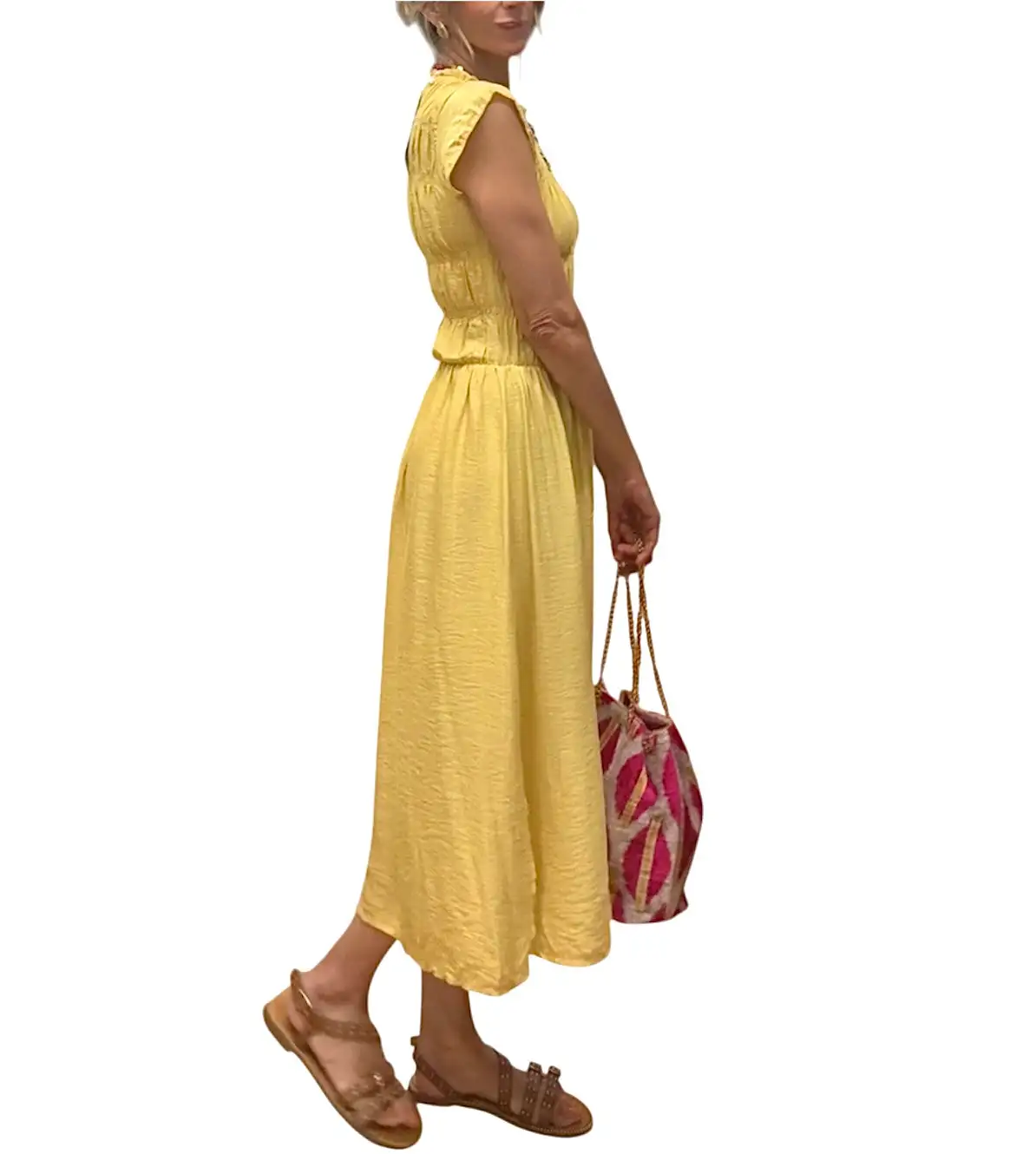 Vestido Olivia amarillo - Imagen 2