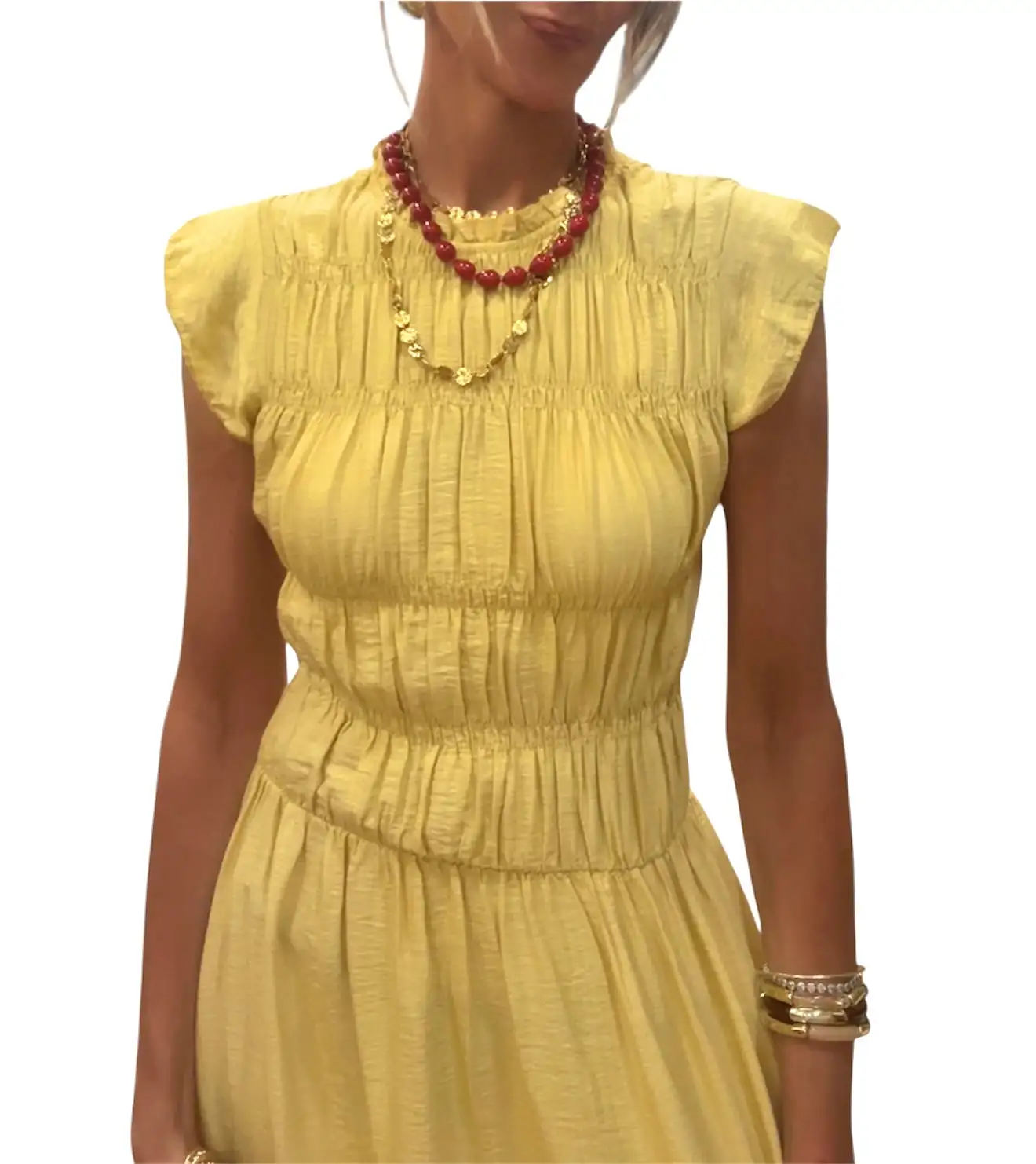 Vestido Olivia amarillo - Imagen 3