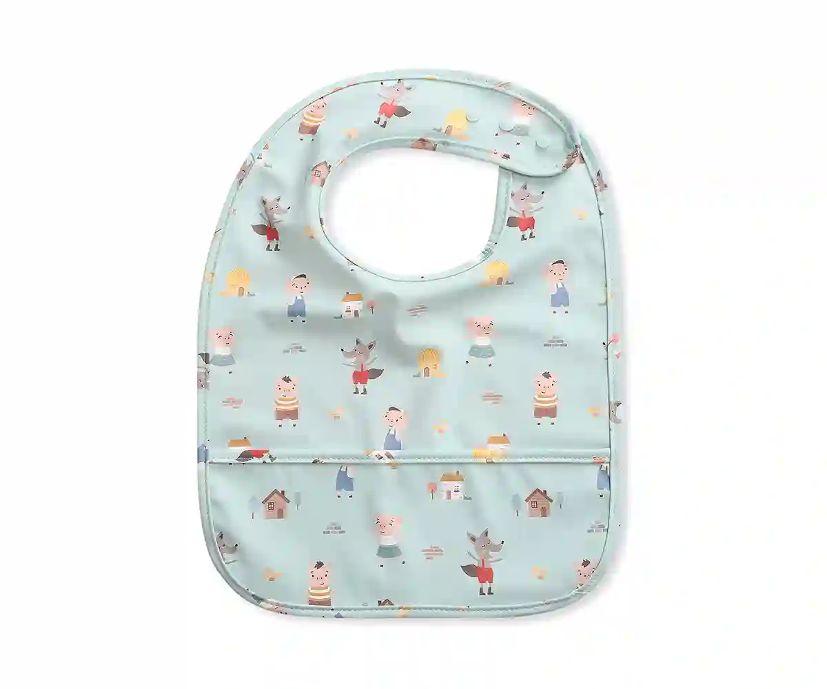 Waterproof Babero The Three Little Pigs