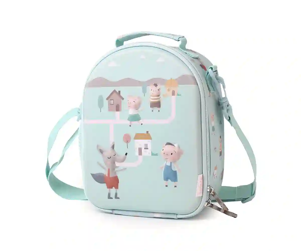 3D thermal snack bag the three little pigs