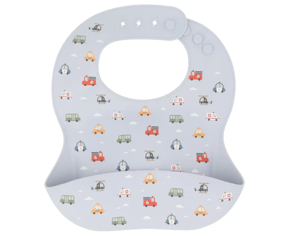 Silicone Babero City Cars
