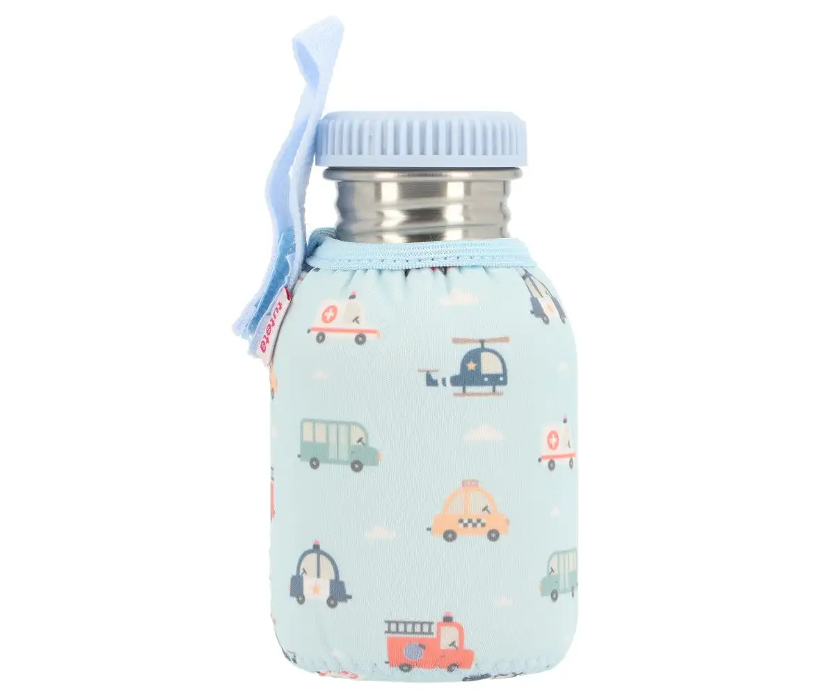 Steel bottle with City Cars 350ml