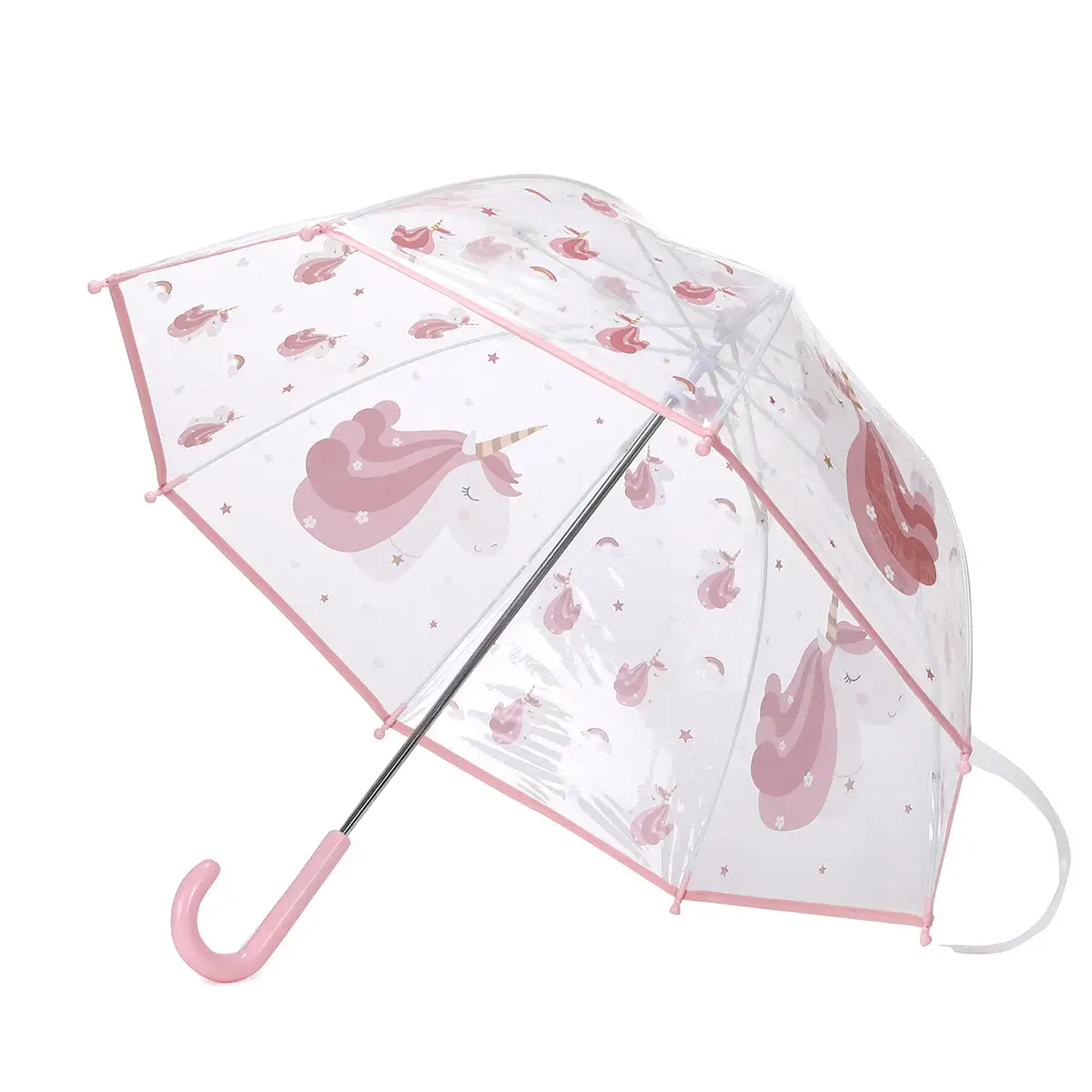 Magical unicorn transparent umbrella