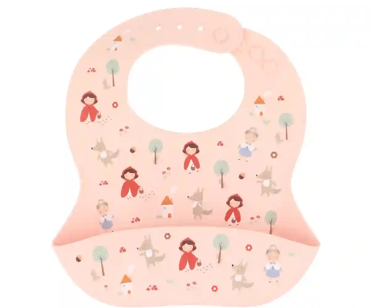 Silicone Babero Little Red