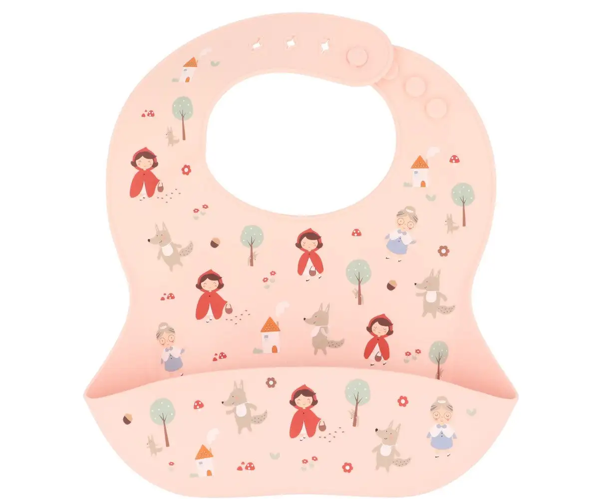 Silicone Babero Little Red