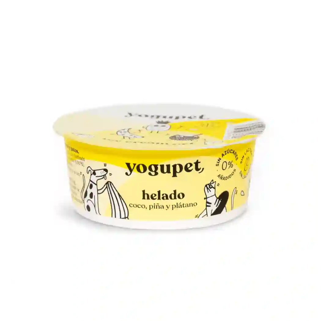 Yogupet Dog & Cat coco, piña y plátano 110g