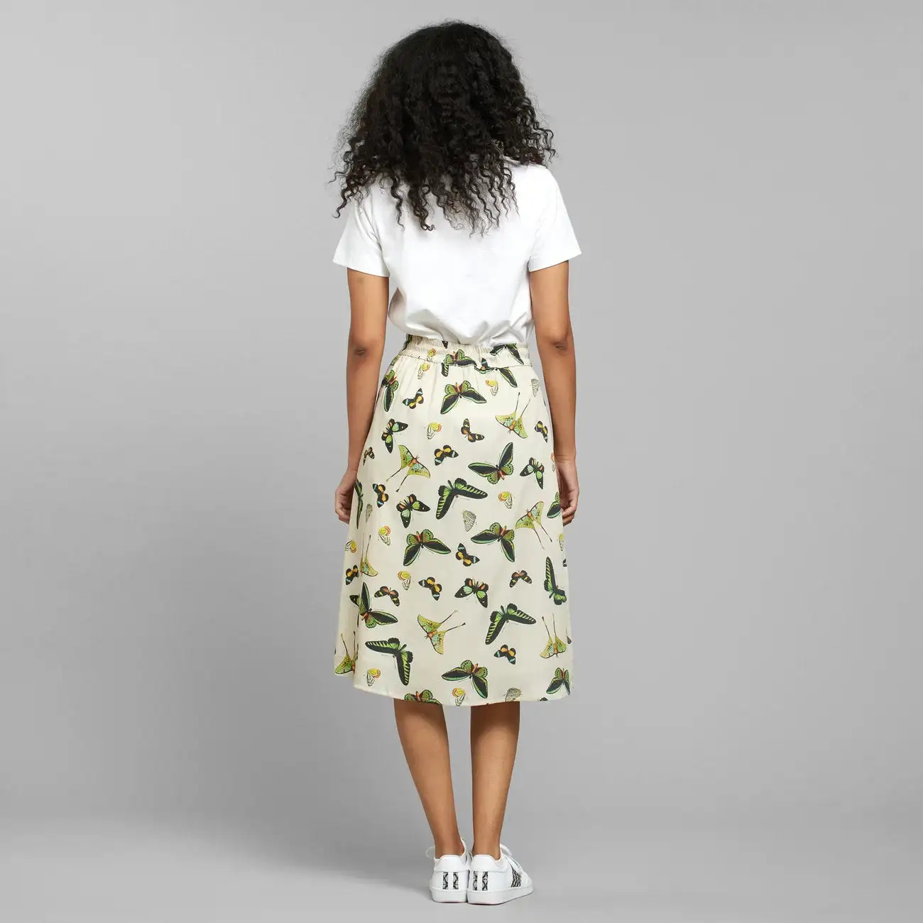 Falda tencel mariposa Arena - Imagen 3