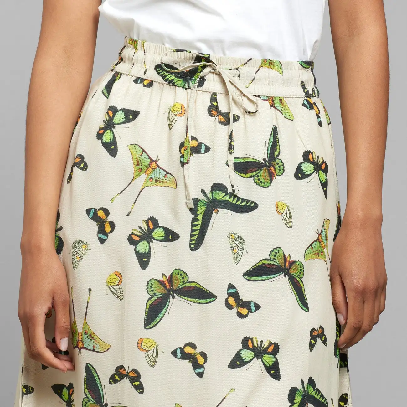 Falda tencel mariposa Arena - Imagen 6