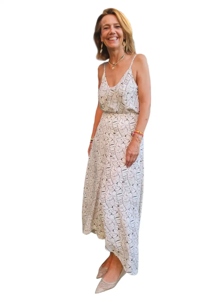 Falda CAPA blanco ramas - Imagen 2