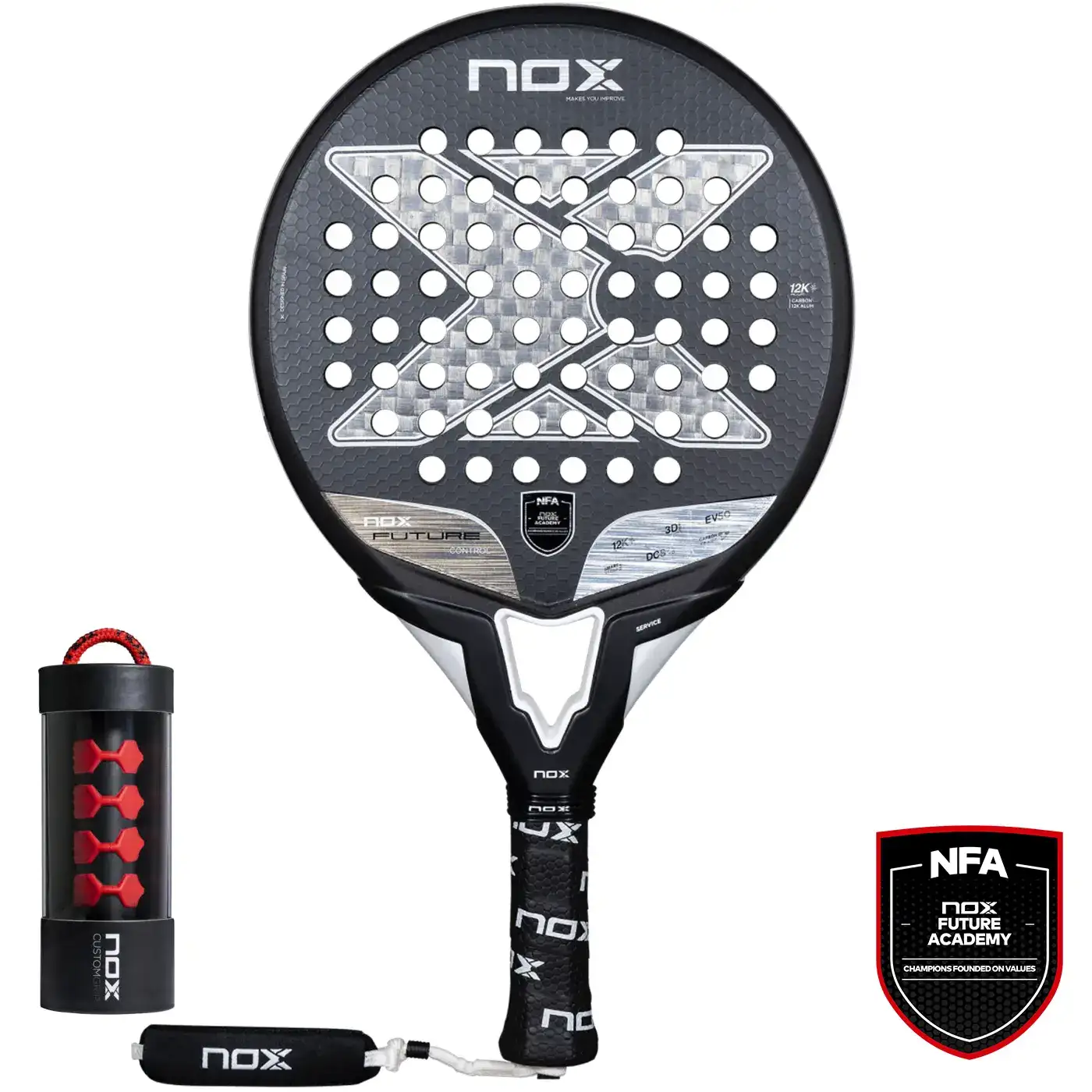 Pala Padel Nox Future Control 12K Alum 2025