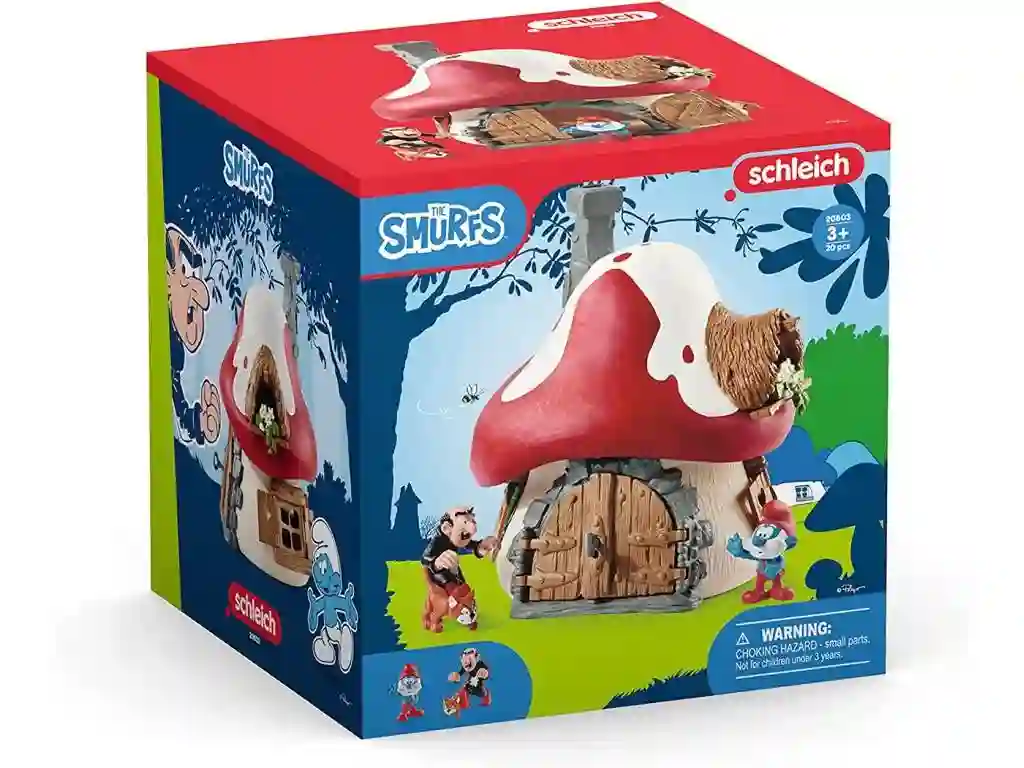 Schleich® 20803 Casa de pitufos con 2 figuras