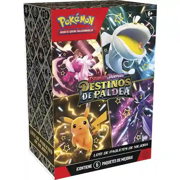 Escarlata y Púrpura 4.5 Destinos de Paldea: Bundle de 6 sobres (español)