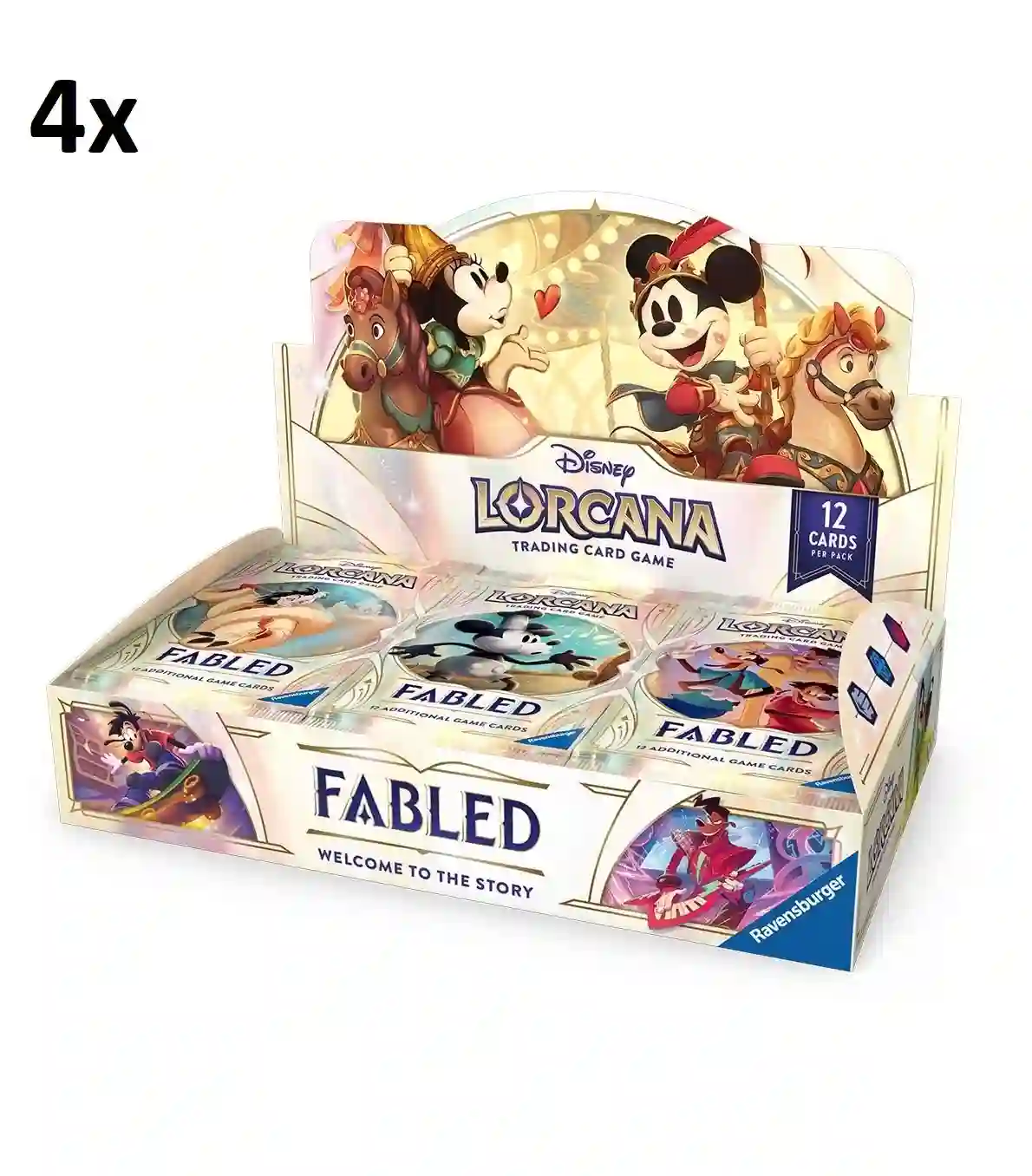 RESERVA Lorcana Fabled: Case (4x Caja de Sobres) Inglés