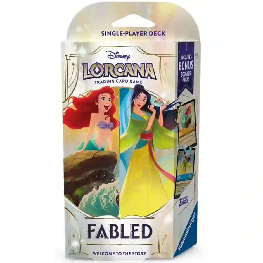 RESERVA Lorcana Fabled: Amber / Sapphire Starter Deck (Inglés)