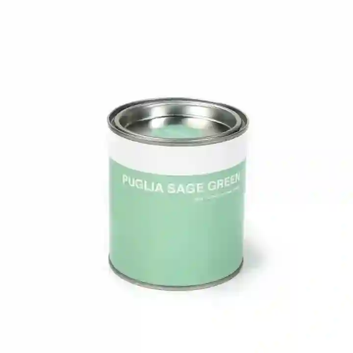 VELA LATA DE PINTURA VERDE CLARO / TO: FROM