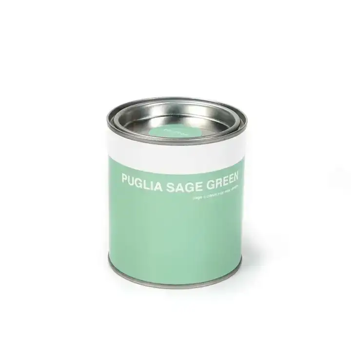 VELA LATA DE PINTURA VERDE CLARO / TO: FROM