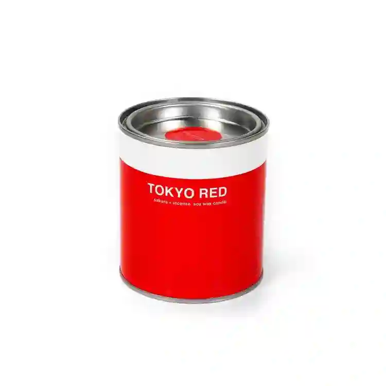 VELA LATA DE PINTURA ROJA / TO: FROM