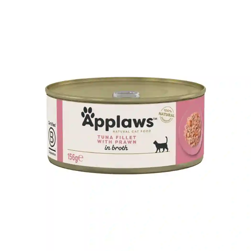 APPLAWS CAT LATA ATUN Y GAMBA 156GR