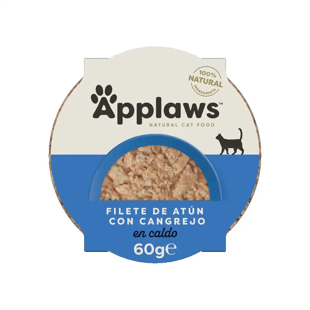APPLAWS CAT TARRINA ATUN Y CANGREJO 60GR